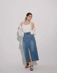 【AiR 2.0】Double Spaghetti Strap V Neck Open Back Bra Top