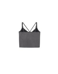 【AiR 2.0】Double Spaghetti Strap V Neck Open Back Bra Top