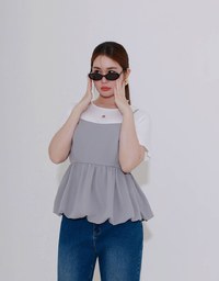 Logo Embroidered Short Sleeve Basic Fitted Tee