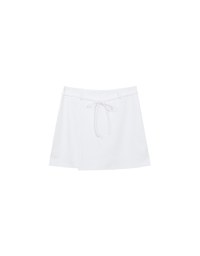 AIRY HOURGLASS Asymmetric Skirt with Drawstring Detail