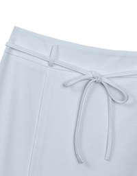 AIRY HOURGLASS Asymmetric Skirt with Drawstring Detail