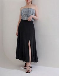 涼感CEO 傘襬開岔長裙