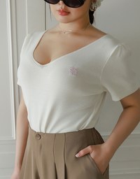脚長効果Aラインタックショートスラックス