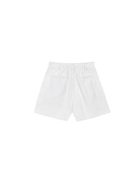 High Waist Pleated Tailored Wide Leg Shorts