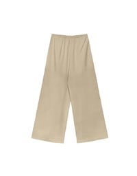 Front Slit Flowy Pleated Wide Leg Pants