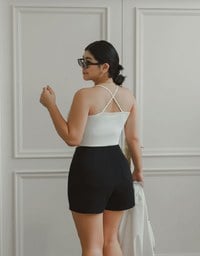 AIRY HOURGLASS Cooling High Waist Sculpted Shorts with Back Pockets