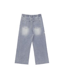 Street Drawstring Distressed Wide Pants