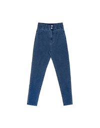涼感デニムロングパンツ