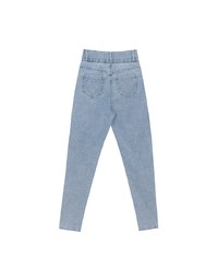 涼感デニムロングパンツ