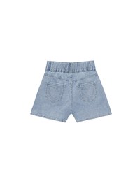 涼感デニムショートパンツ