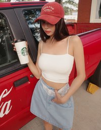 短版牛仔背心外套