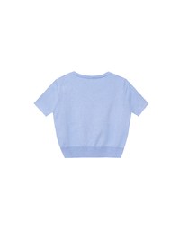 【Lyra & Toby】Embroidery Graphic Ribbed Buttoned Knit Cardigan Top