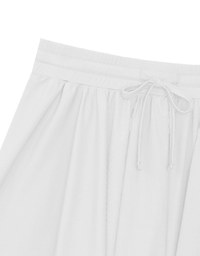 Cooling Fabric High Waist Flare Skort with Inner Shorts