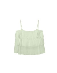 Tiered Ruffle Flowy Spaghetti Strap Cami Top