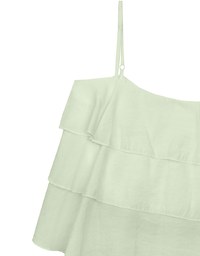 Tiered Ruffle Flowy Spaghetti Strap Cami Top