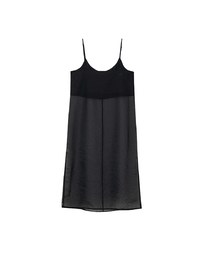 Sheer Longline Cover Up Cami Top with Side Slit Design