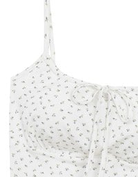 Youthful Vibe Crop Camisole Top with Ruched Drawstring Detail