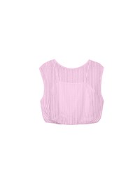 Faux 2 Piece Sleeveless Layered Mesh Top with Soft Knit Texture