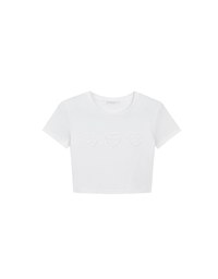 ハート×リボンレース装飾ショートT