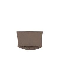 Cooling Fabric Side Ruching Bandeau Bra Top