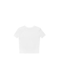 Love Heart Embroidered Lettering Mini Tee