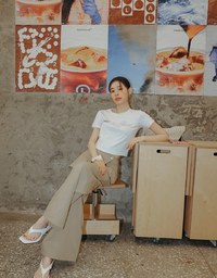 Daily Soul晶鑽字母短TEE