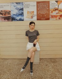 Daily Soul晶鑽字母短TEE