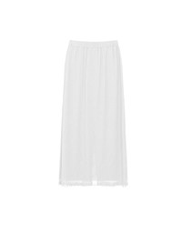 Crochet Inspired Sheer Knit Maxi Skirt