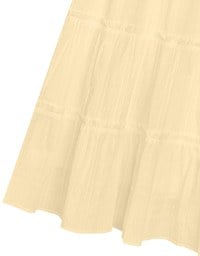 Flowy Polka Dot Tiered Maxi Skirt