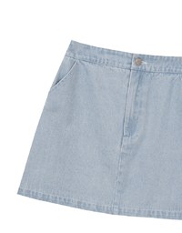 High Waist Fitted Jeans Denim Mini Skirt