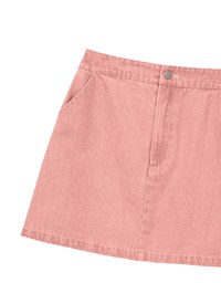 High Waist Fitted Jeans Denim Mini Skirt