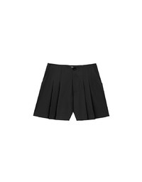 High Waist Pleated A Line Shorts