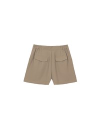High Waist Pleated A Line Shorts