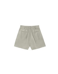 High Waist Pleated Tailored Wide Leg Shorts