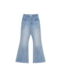 涼感デニムロングパンツ