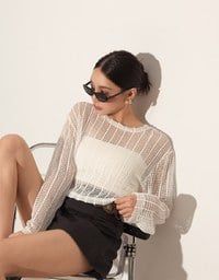 High Waist Hidden Closure Tailored Fit A Line Shorts