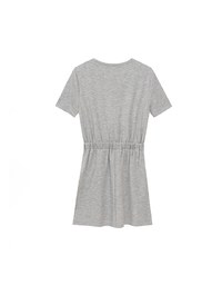 AIRY HOURGLASS Casual Sculpted Waist Mini Dress with AIR SPACE Logo Embroidered