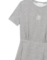 AIRY HOURGLASS Casual Sculpted Waist Mini Dress with AIR SPACE Logo Embroidered