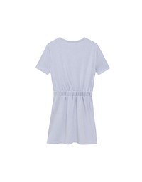 AIRY HOURGLASS Casual Sculpted Waist Mini Dress with AIR SPACE Logo Embroidered
