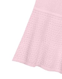 立体模様フリル×細ストラップニットキャミ