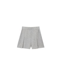 AIRY HOURGLASS High Waist Knit Pleated Flare Skort