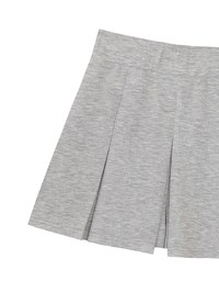 AIRY HOURGLASS High Waist Knit Pleated Flare Skort