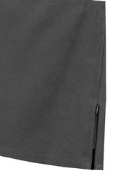 High Waist Minimal A Line Skort with Side Zipper