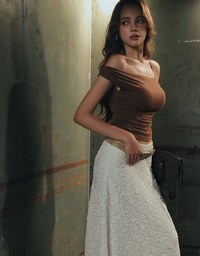 Asymmetrical One Shoulder Ruched Crop Bra Top with Spaghetti Strap