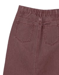 High Waisted Straight Cut Jeans Denim Maxi Skirt
