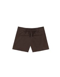 Tailored High Waist Shorts with AIR SPACE Logo Embroidery