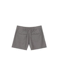 Tailored High Waist Shorts with AIR SPACE Logo Embroidery