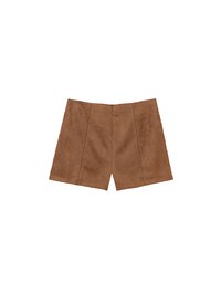 スエード調ショートパンツ