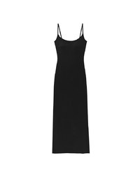 Spaghetti Strap Back Cut Out Padded Cami Maxi Dress