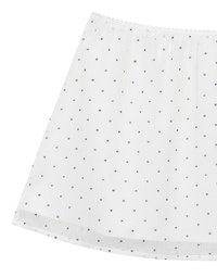 Sheer Mesh Dot Print Cropped Cardigan and Matching Mini Skirt Set Wear